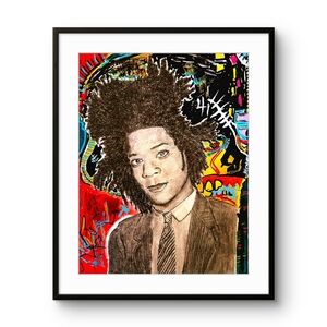 Micheal Basquiat Art Print